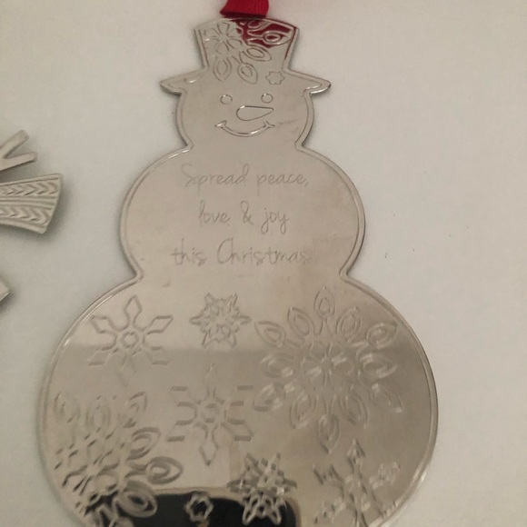 NWOT🎄 Engraveable Snowmen Ornaments - Picture 6 of 7